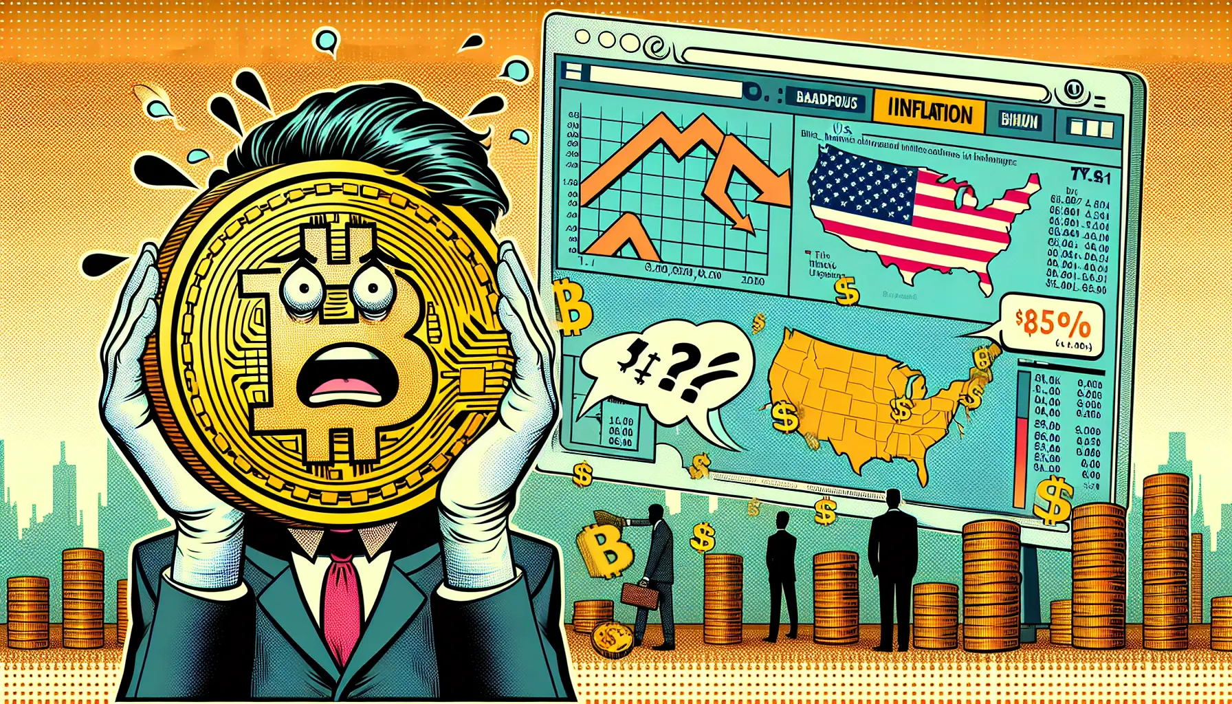 Bitcoin Faces Volatility Amid U.S. Inflation Concerns: Crypto Market Updates 1 Bitcoin Faces Volatility Amid U S Inflation Conce