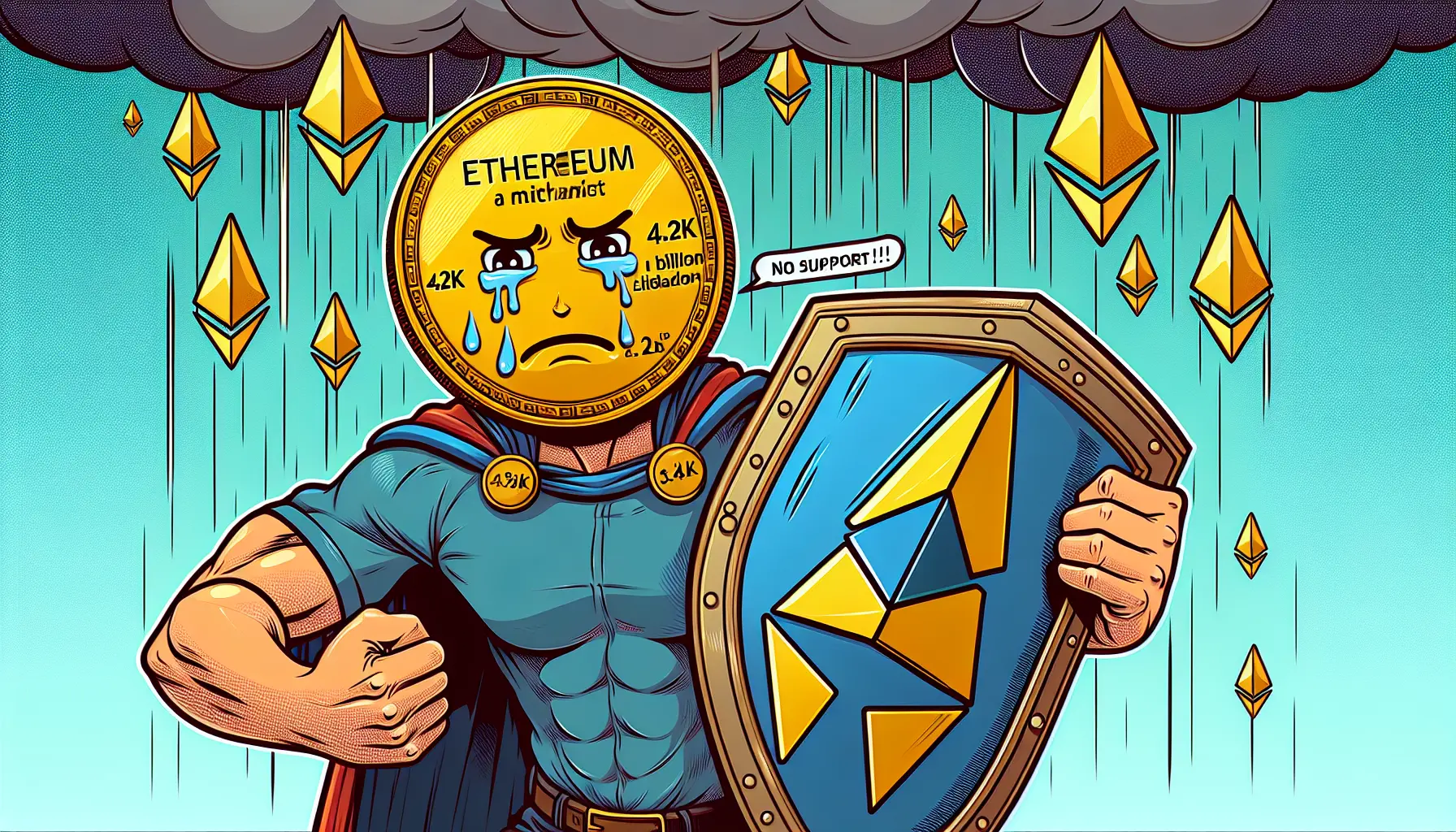 Ethereum Faces Pressure as $2B in Liquidations Loom Near $4.2K Support 1 Ethereum Faces Pressure as 2B in Liquidations Loom