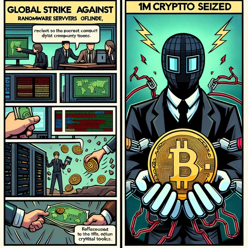Global Strike Against BlackSuit Ransomware: Servers Offline, $1M Crypto Seized 1 Global Strike Against BlackSuit Ransomware Servers